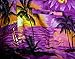 V.H.O. Funky Hawaiian Shirt, Shortsleeve, Surf, Purple, XXL