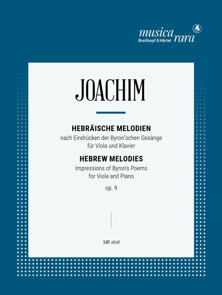 Hebrew Melodies Op.9 for Viola and Piano