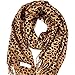 EIALA Women Fashion Leopard Pattern Animal Print Shawl Scarf Wrap (Leopard)