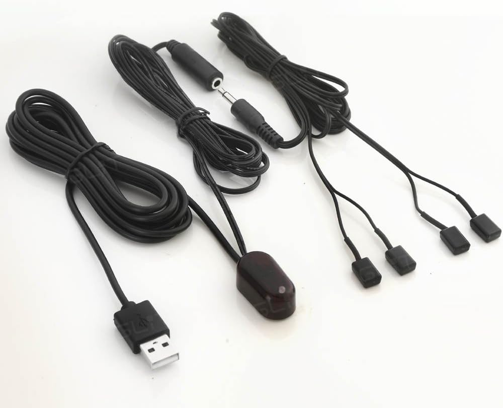GLiT IR Infrared Remote Control Extender 1 Receiver 4 Emitter Repeater System GD-IR104