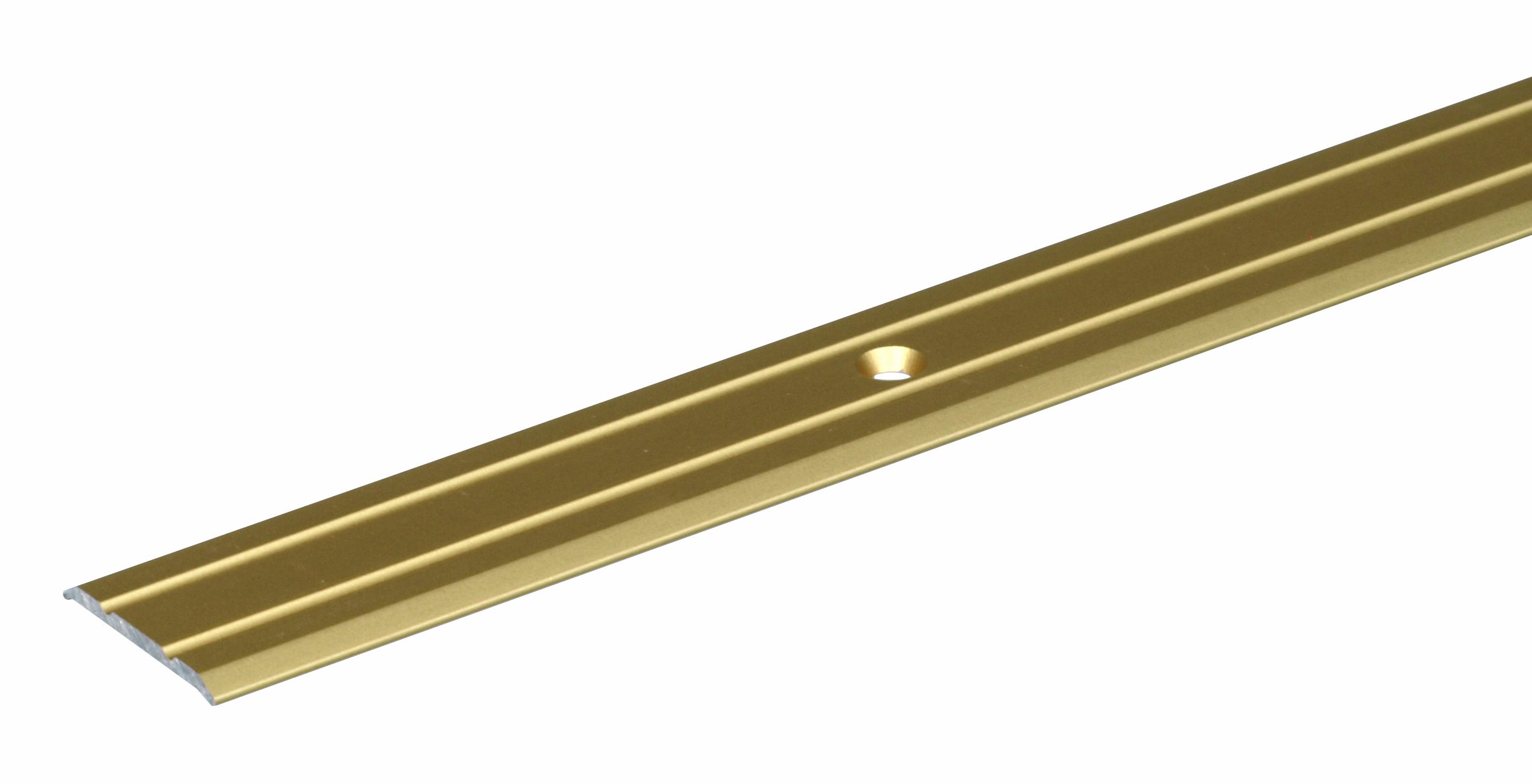 Transition Profile Bored Aluminium 900 x 38 mm goldfarbig eloxiert