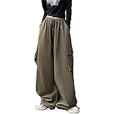 Women's Pants Y2k Cargo Gothic Baggy High Waisted Trousers Harajuku Streetwear Parachute Pants for Men