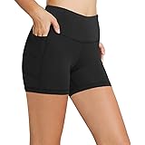 BALEAF Women's 8"/ 7"/ 5" High Waist Biker Shorts Yoga Workout Running Compression Exercise Shorts Side Pockets