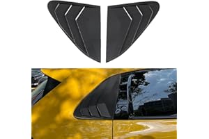 BOYOUS 2PCS ABS Material Compatible For Honda 2023 2024 2025 HR-V HRV Car Auto Exterior Sport Style Side Air Vent Scoop Cover Accessories Rear Side Window Louvers (Carbon Fiber)