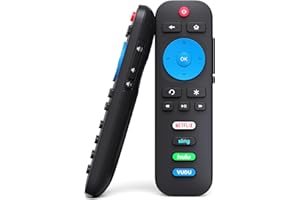 PZL New Remote Control for All Roku TV, Universal Replacement for TCL Roku/for Hisense Roku/for Onn Roku TV, Compatible Only for Roku TV Remote - No Setup Required
