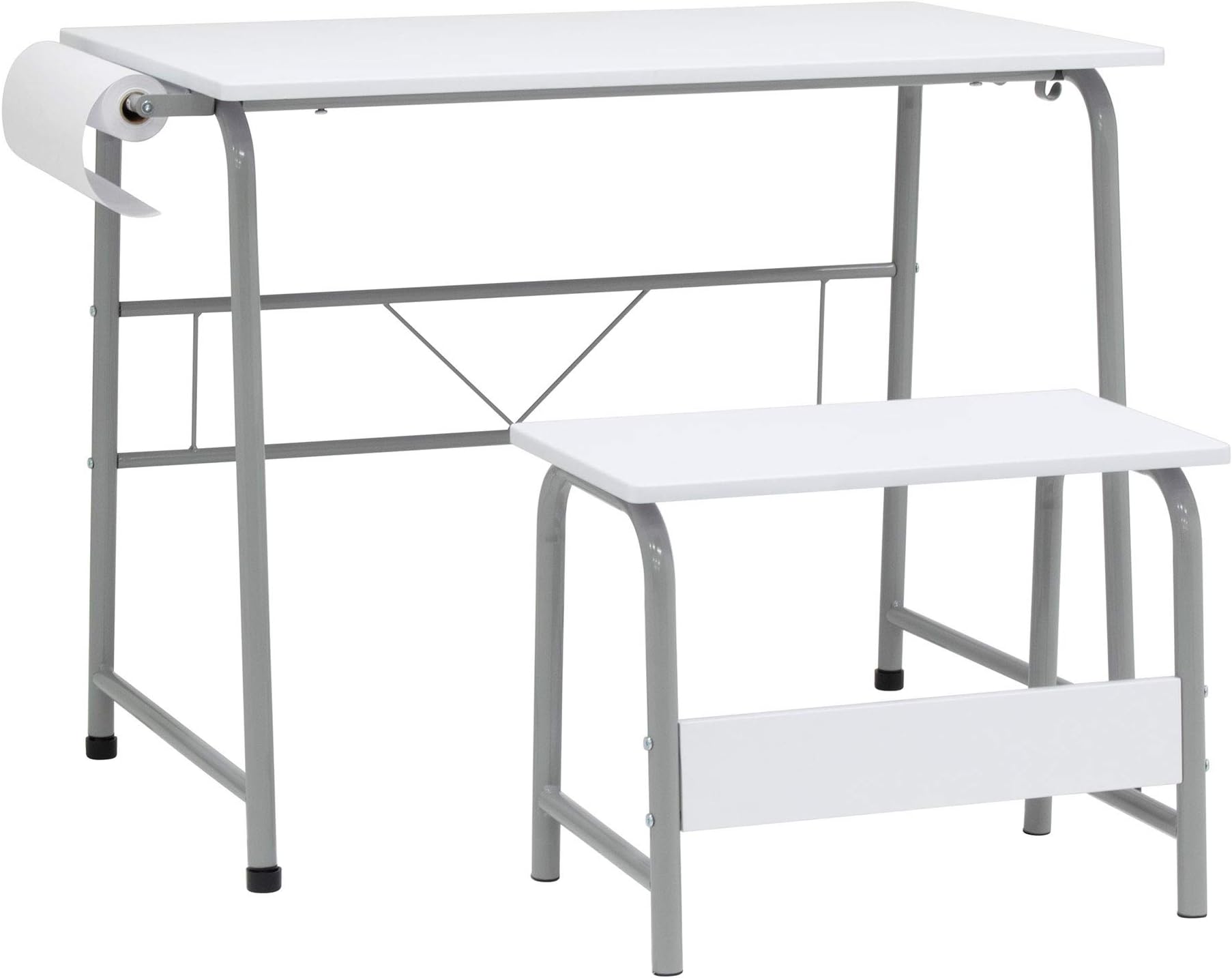 SD STUDIO DESIGNS Homeroom Task Center, Gray/White