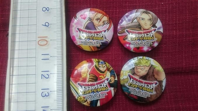 Amazon ドラゴンクエスト モンスターバトルロード 缶バッジセット その2 裏面の傷特に強いです Bx アニメ 萌えグッズ 通販