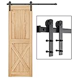 SMARTSTANDARD 5ft Barn Door Hardware kit, Barn Door