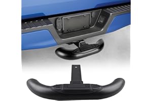 GLOBLED Hitch Step for 2 Inch Hitch Receiver Towing Bar Bumper Step Rear End Guard Protector for Pickup Truck SUV