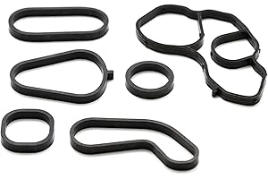 EATAKWARD Gasket Seals Set of 6, Replacement for Mini Cooper Paceman Countryman Oil Filter Housing and Oil Cooler Gasket Seal 11428643747 11428643758