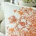 Set of 2 Euphoria CaliTime Home Decor Cushion Covers Pillows Shell Comfortable Fleece Vintage Mandala Floral Orange Red Color 18