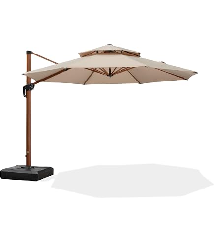 Garden Winds Southern Patio Two-Tiered Umbrella Replacement Canopy Top Cover - WILL ONLY FIT MODEL NUMBER - UMB-473522