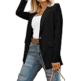 CRAZY GRID Women Business Casual Blazers with Lined Professional Work Suit Jacket with Pockets