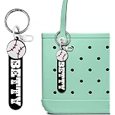 HMGES Nurse/Soccer/Baseball/Softball/Football/Volleyball/Basketball Keychain Charm for Bogg Bag, Personalized Accessories