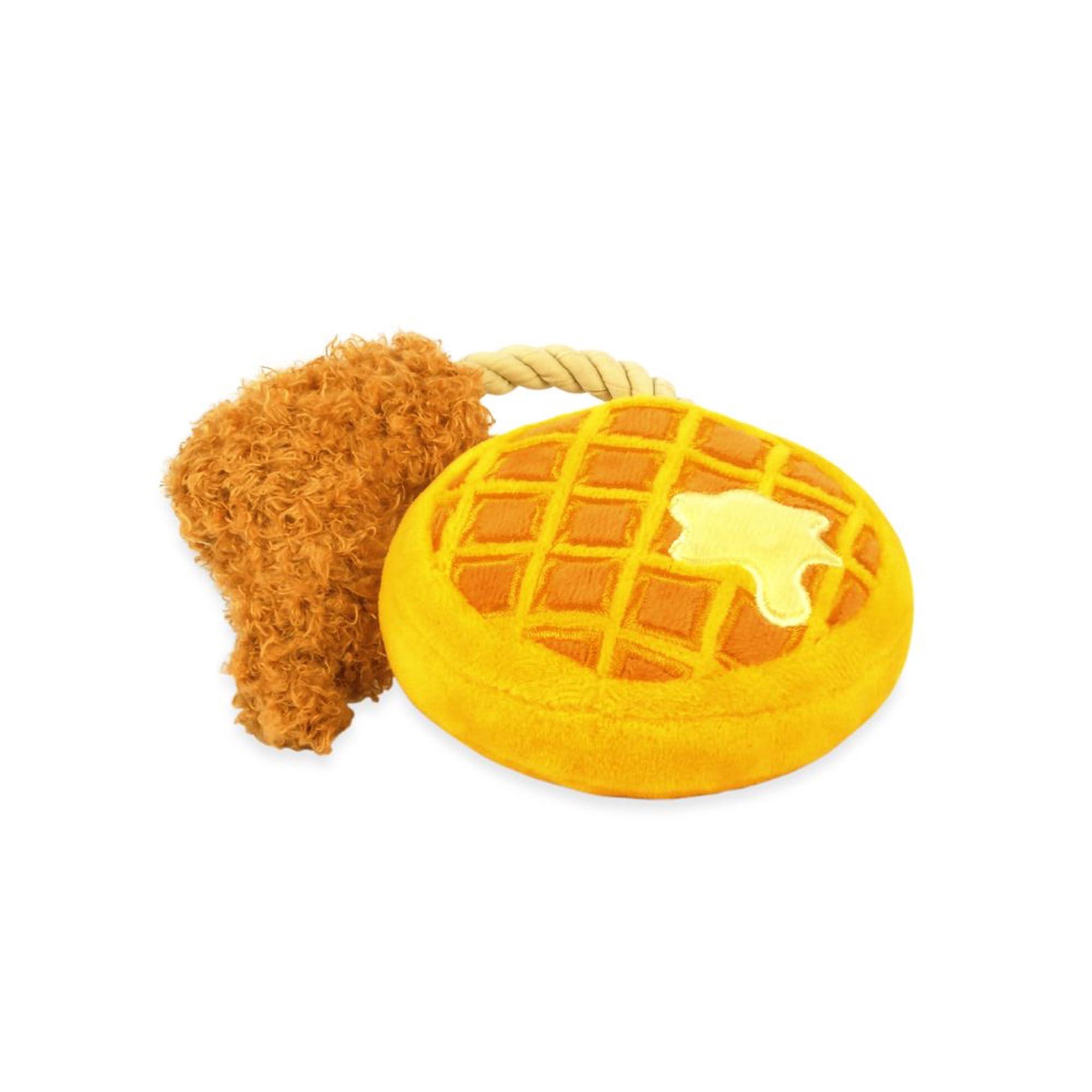 P.L.A.Y Dog Toy_Plush Toy - Chicken and Waffle_XS