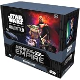 Star Wars: Unlimited Ashes of the Empire Prerelease Box | 6 Booster Packs, Exclusive Promo Cards, Battle of Endor TCG Tournament Kit and More, Ages 12+, 2+ Players, 30 Min Playtime