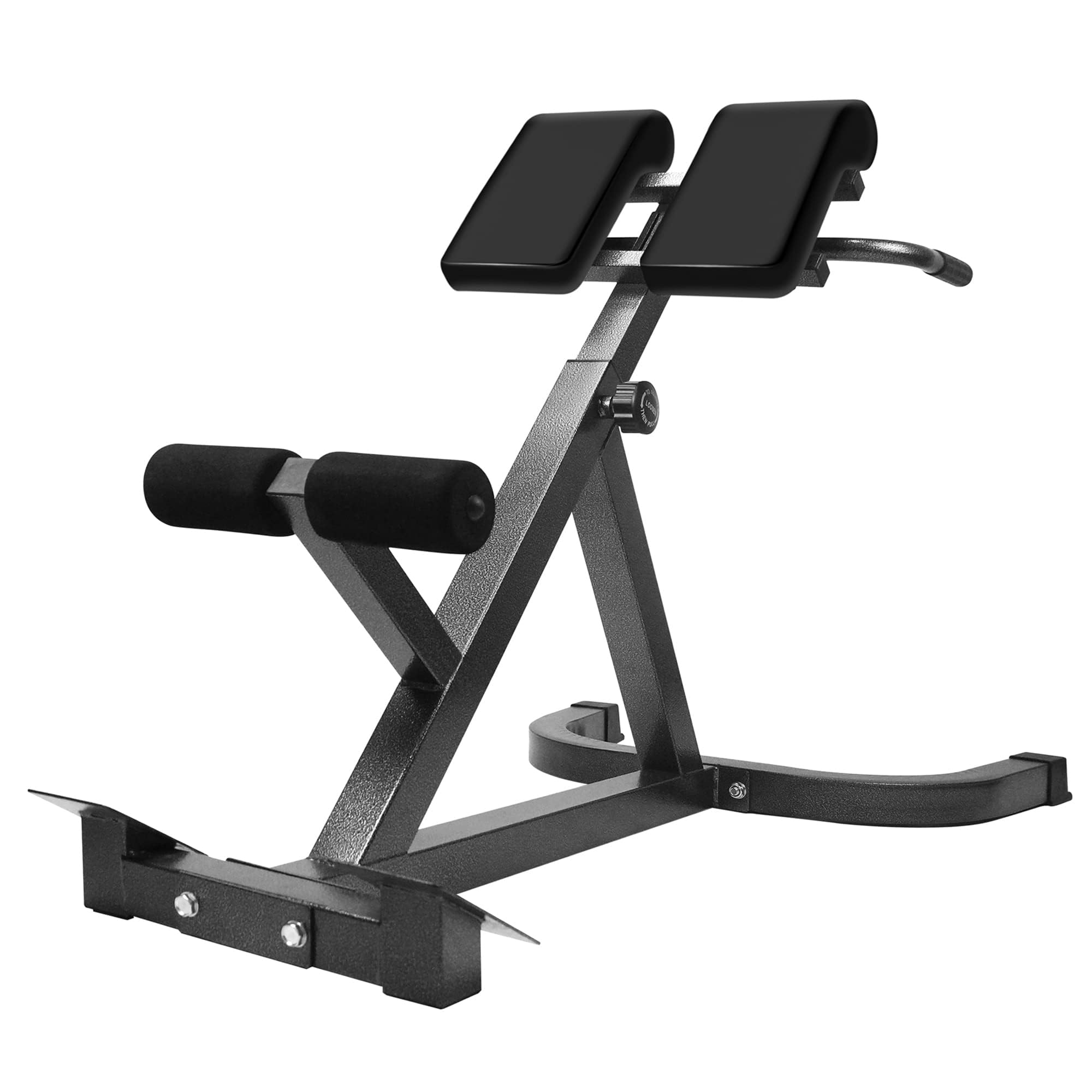 Photo 1 of SUCXDZQ Roman Chair Back Extender - Angle & Height Dual Adjustable Hyperextension Bench for Home Gym - Adjustable Back Exercise Machine (Black)