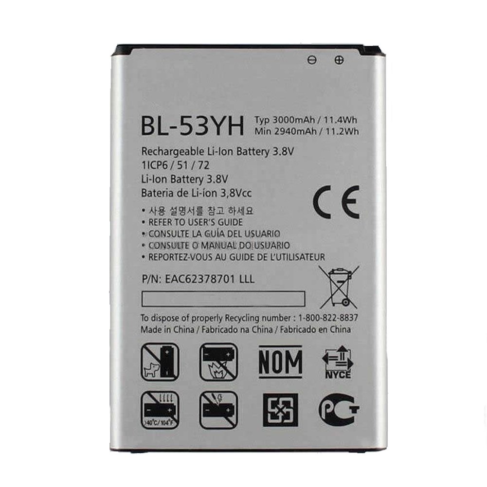 ConelectronGeneric Replacement BL-53YH Battery for LG G3 VS985 F400 D850 D855 [3.8V 3000mAh]