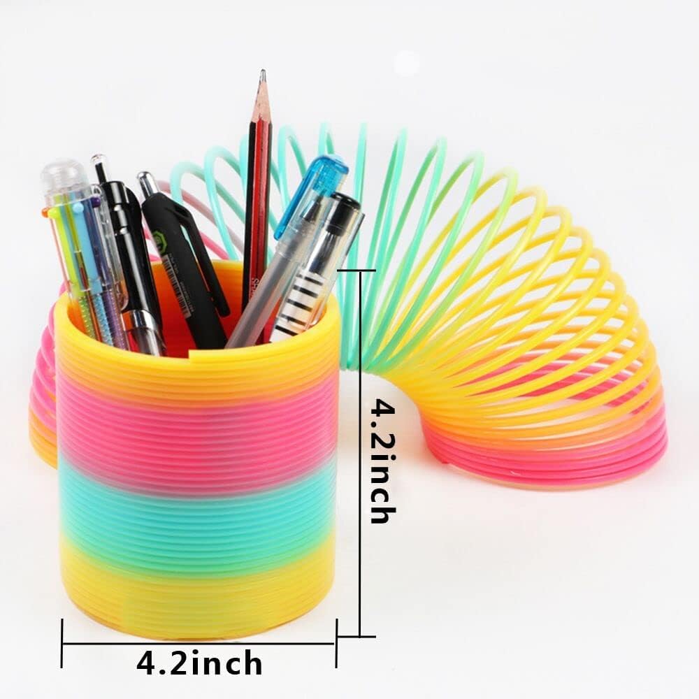 Liberty Imports 6 Pack: Large Magic Rainbow Coil Springs - 4