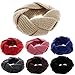 AStorePlus Fashion Girls Winter Winter Warm Twists Knit Crochet Snood Headband, Blue