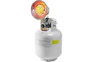 COSTWAY 15,000 BTU Propane Tank Top Heater, Portable Heater with Safety Shut-off Valve and Tip-over Switch, CSA Certification for Outdoor, Camping, Deluxe (Propane Cylinder not Included)