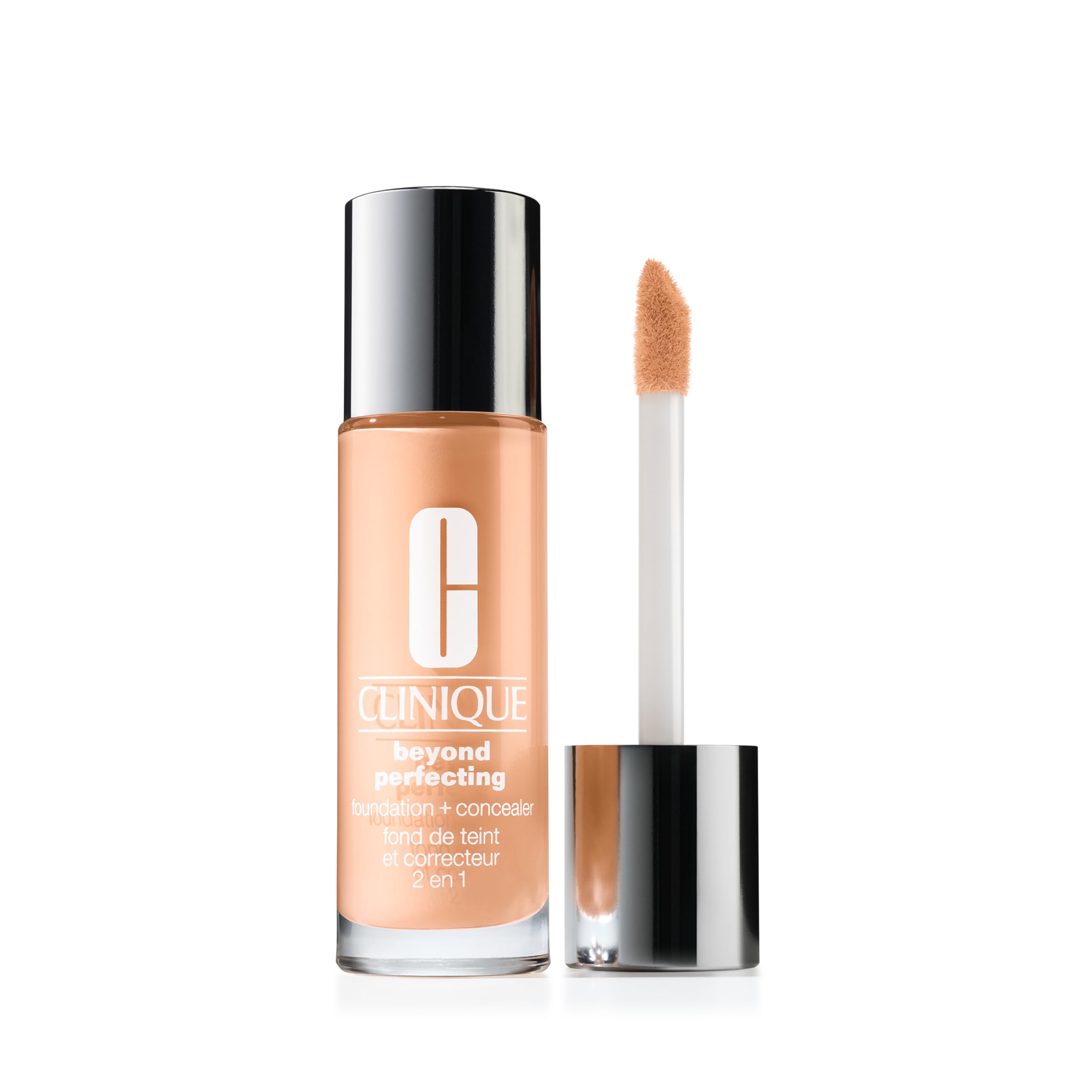 Clinique Beyond Perfecting Liquid Lightweight Full-Coverage Foundation + Concealer For Dry Combination To Oily Skin Types — image 1