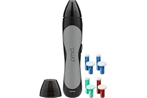 PMD Beauty Personal Microderm Man - At-Home Microdermabrasion Machine with Kit for Face & Body - Exfoliating Crystals and Vacuum Suction for Bold and Striking Skin