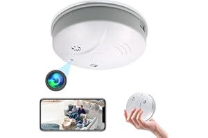 Mayycinco Smoke Detector Hidden Camera WiFi 1080P Spy Camera Small Wireless Cameras Nanny Cam with Motion Detection, Indoor Camera for Home Security