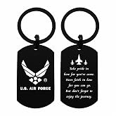 Viayen Air Force Gifts for Men, Air Force Keychain, Gift for Airforce Promotion Going Away Graduation Graduation Valentines Day