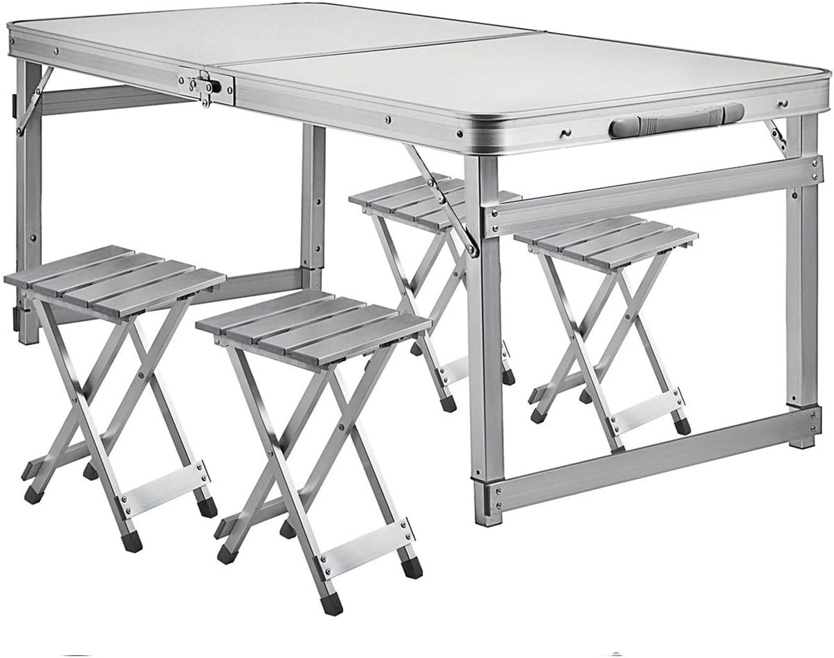 fold out table and chairs camping