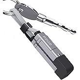 pzoz Portable Keychain Charger Short Cable with LED Display, 4-in-1 Multi USB C Fast Charging Combo Lightning/Type C/USB A/USBC Ports for iPhone iPad MacBook AirPods Samsung Google (140W, 7.3 inchs)