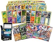 Ultra Rare Pokemon Bundle 50 Cards + 2 foil Cards, 1 Random Ultra Rare Card, Plus a Free lightning card collec