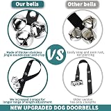MEKEET Potty Doorbells for Dogs Training Bells Adjustable Nylon Rope 1PCS view 8