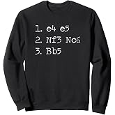 Chess Moves e4 e5 Nf3 Nc6 Bb5 Sweatshirt