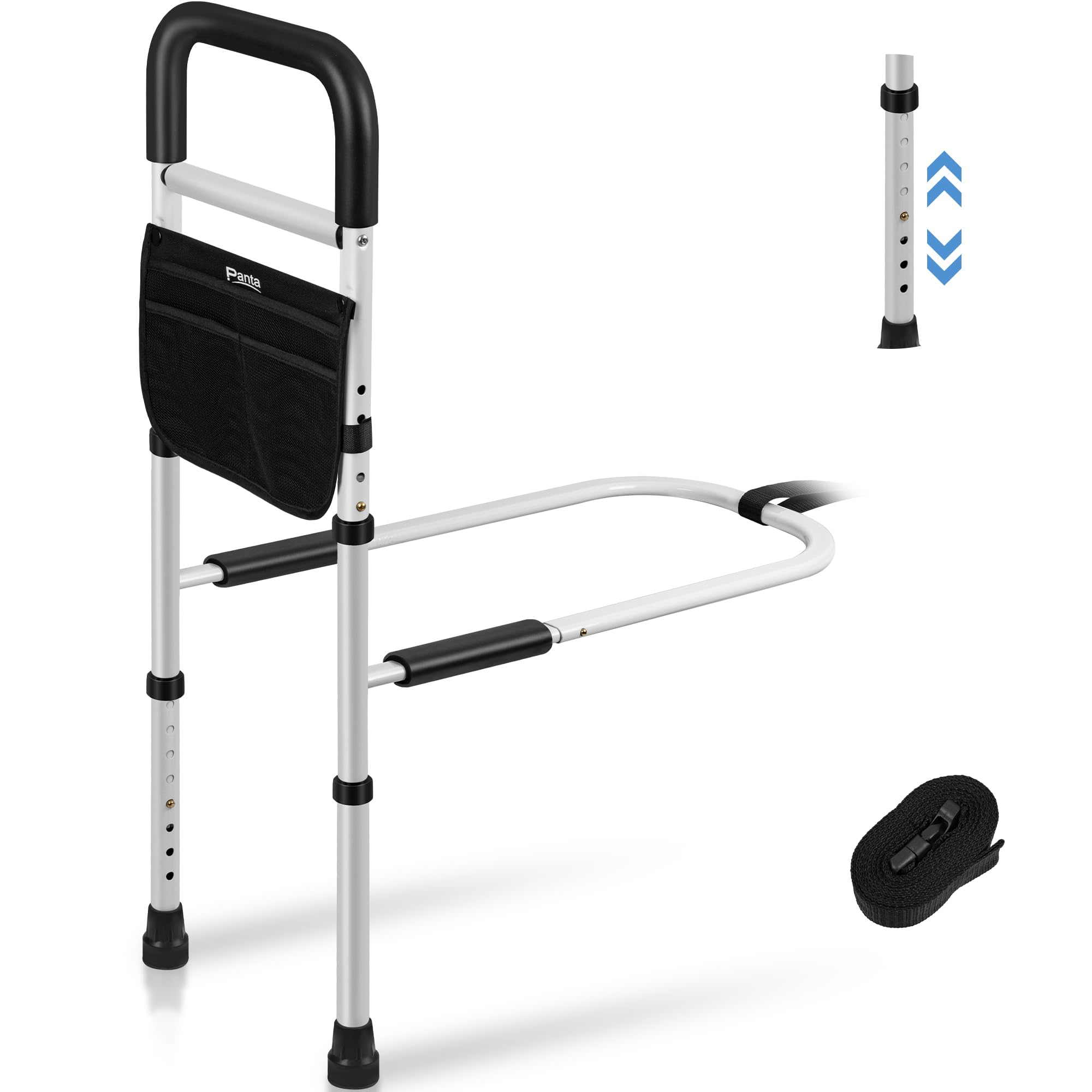 Photo 1 of Panta Bed Rails for Elderly Adults Safety, Adjustable Bed Assist Rails for Seniors,Black