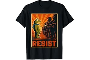 HTUANBAQ Frog Resist Portland Protest - Portland Frog Activist T-Shirt