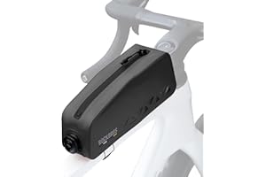 ROCKBROS Bike Frame Bag 1L Waterproof Bike Top Tube Bag Buckle Lock Design TPU Material Lightweight Top Tube Bag Easy Install