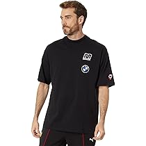 PUMA Mens BMW MMS Garage Crew Neck Short Sleeve Casual Tops
