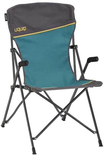 Uquip Campingstuhl Izzy, schulterhohe Rückenlehne, leicht und stabil bis 100kg