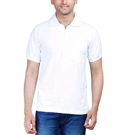 AJh,t shirt with different color collar 