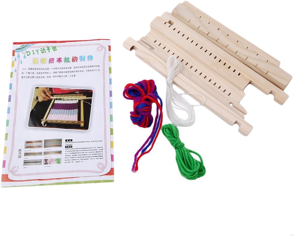 Yinew DIY Loom Toy DIY Hand-Knitting Wooden Loom Toys Children Weaving Machine Intellectual Development Technology Production
