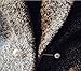 L'vow Black White Elegant Temperament Double Faux Pearl Brooch Pins Pack of 2