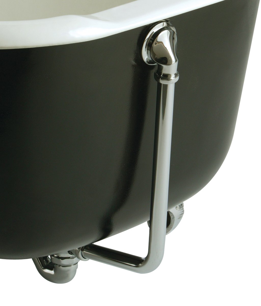 Bristan W BATH08 C Traditional Exposed Bath Waste with Overflow C, Chrome
