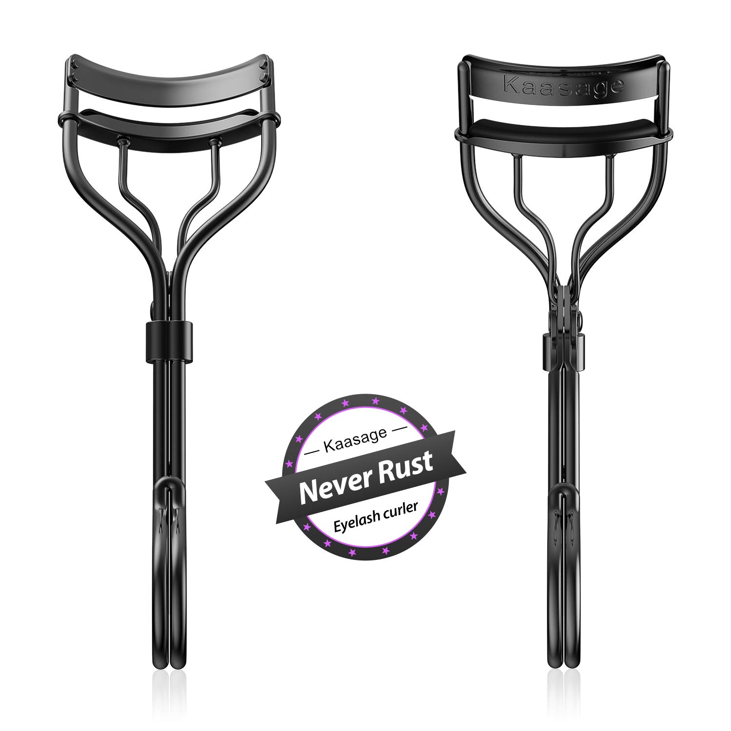 Kaasage Eyelash Curler With 5 Silicone Replacement Pads, Designed to Fit All Eye Shape, No Hurt Face and Eyelids, Naturally Curling Eyelashes in 5 Seconds, Keep All Day. : Beauty