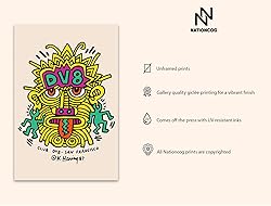 Nationcog Colourful Print Club Dv8 San Francisco