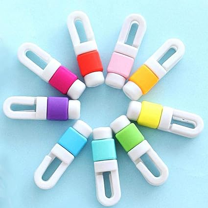 SYGA Colorful Headphones Cable Earphone Cable Saver Protector