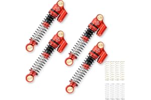 FEDCO FCX24 Shocks 47MM Oil-Filled Shocks Absorber With Springs For FMS FCX24 FCX18 Upgrades 1/24 1/18 RC Crawler