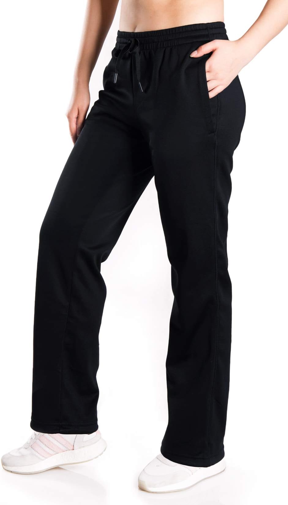 Petite/Regular/Tall, Women's Water Resistant Thermal Fleece Pants Sweatpants