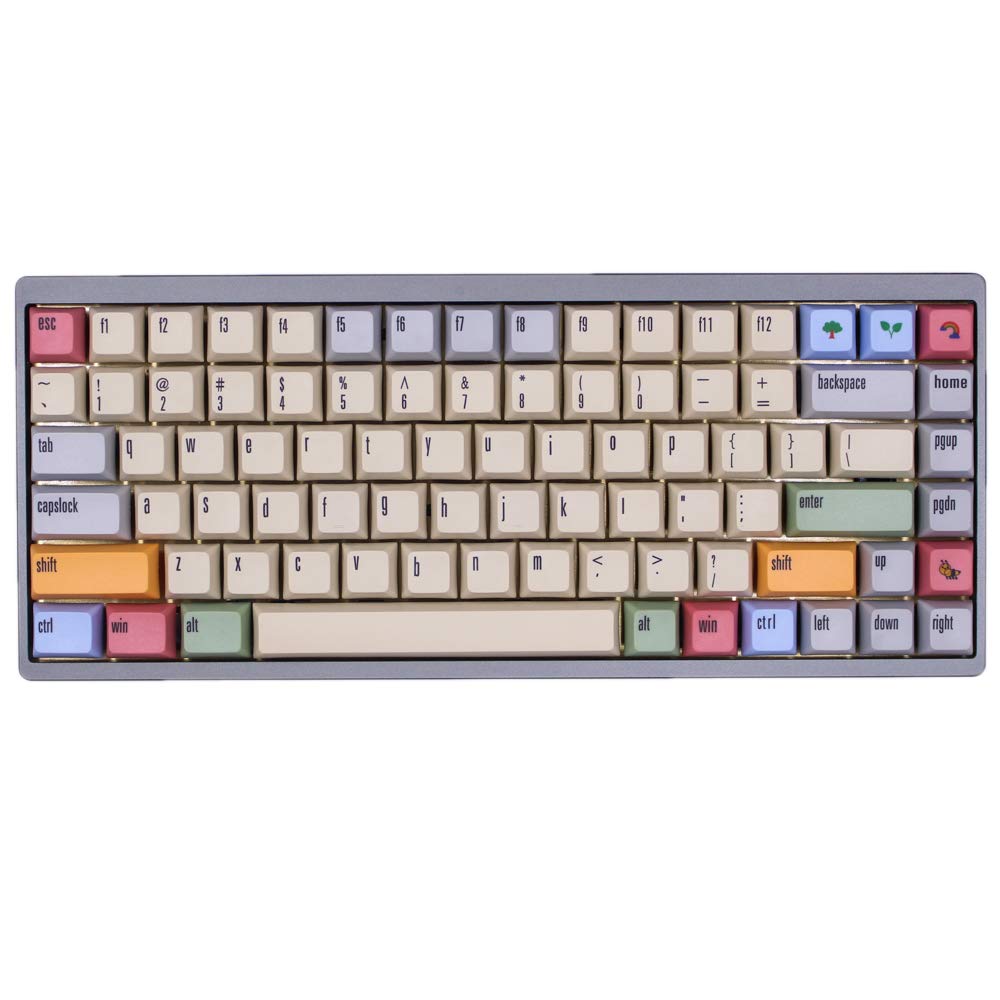 ONECAP XDAS Profile Dye-Sublimation 166 Keys Thick PBT Keycaps Compatible for MX Switch Mechanical Keyboard Keycap