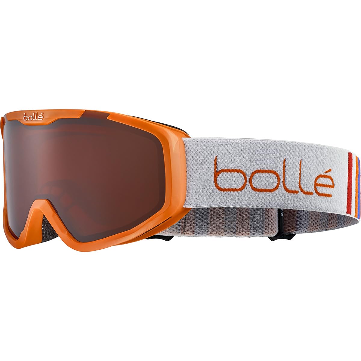 bollé - Rocket, Orange Matte, Rosy Bronze, Small, Snow Goggles, Unisex, Children